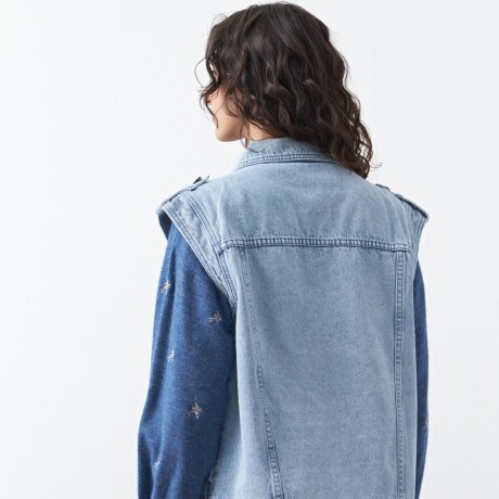 CHALECO ZUZIN Celeste