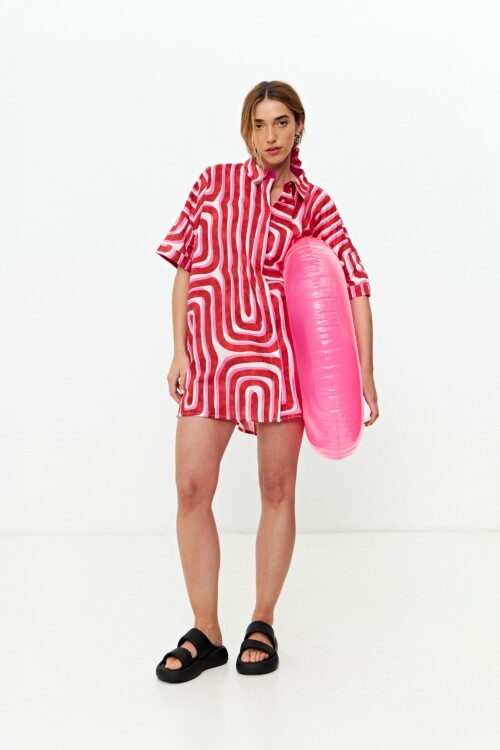 Túnica multicolor multicolor