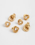 Aros Sets Vintage Set De Aros Vintage - Dorado