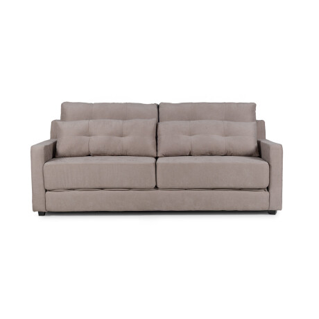Sofá Cama Nizza - Tela Microfibra 9249 (Tostado)