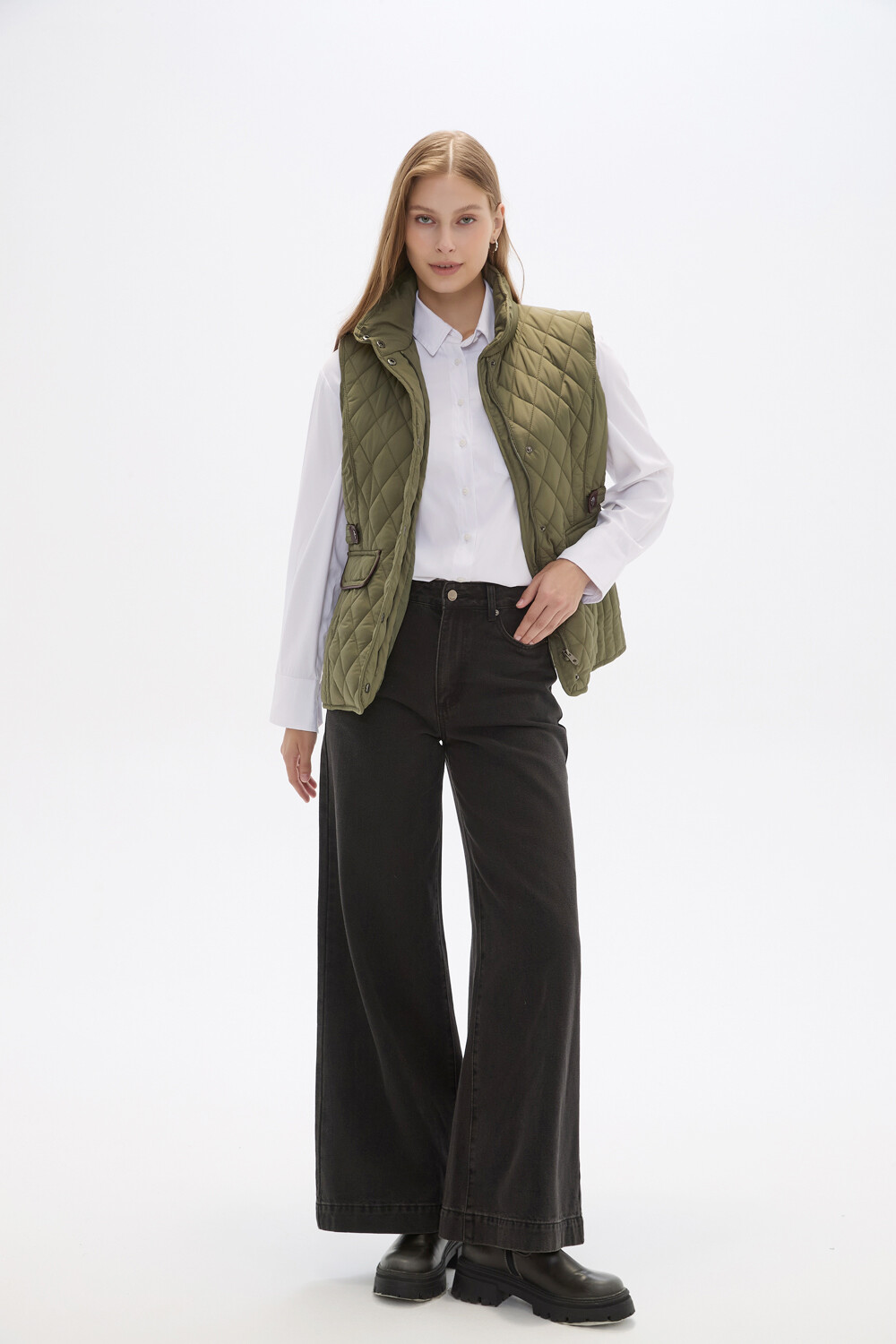 Chaleco Claunet Verde Oliva Oscuro