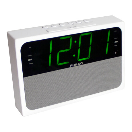 Philco - Radio Despertador PAR1018BT - Bluetooth. Fm Digital. 20 Memorias. Botón Snooze. 001