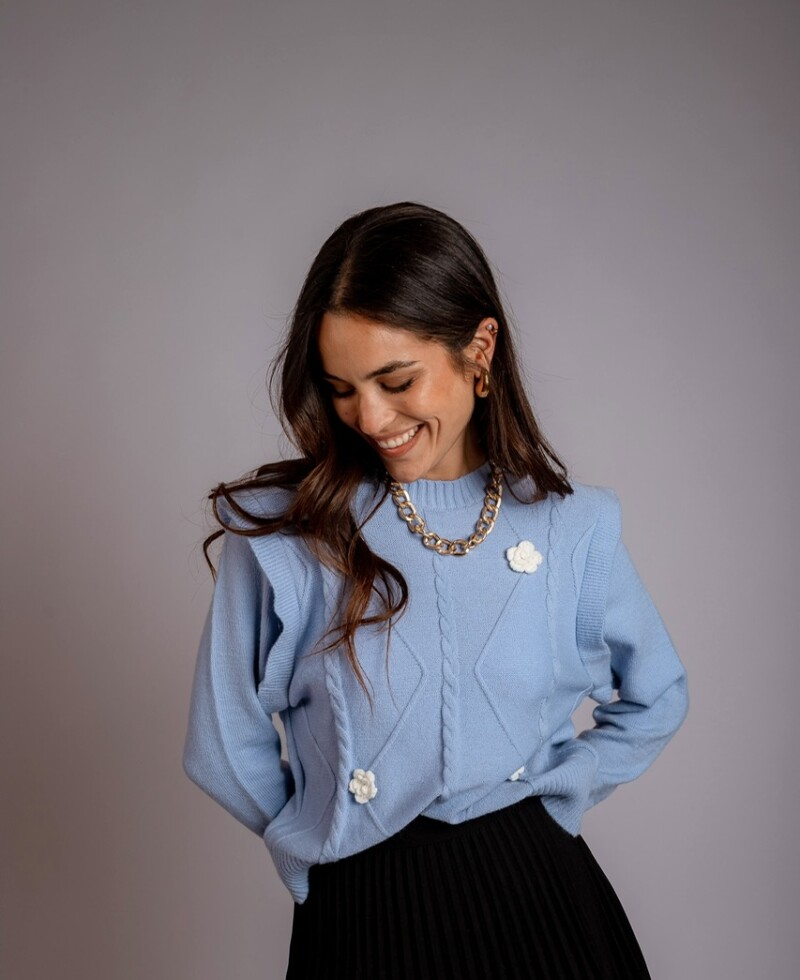 Buzo Josefina celeste