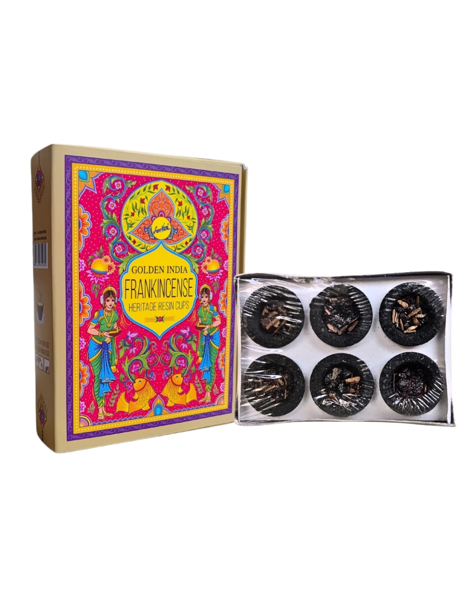 CARBÓN CON RESINA SREE VANI X3 - Incienso 