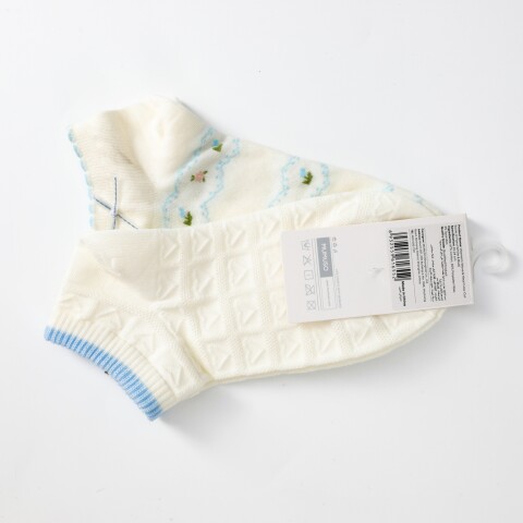 MEDIAS DEPORTIVAS CORTAS PARA MUJER CON CORAZÓN (2 PARES BLANCO/AZUL) MEDIAS DEPORTIVAS CORTAS PARA MUJER CON CORAZÓN (2 PARES BLANCO/AZUL)