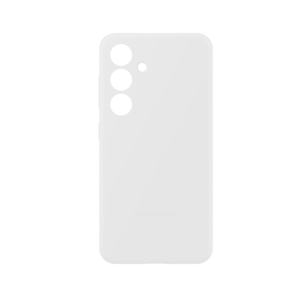 Estuche Protector De Silicona Para Samsung Galaxy S24 BLANCO