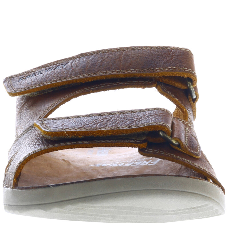 Sandalias de Hombre Freeway Casual c/Velcros Marrón