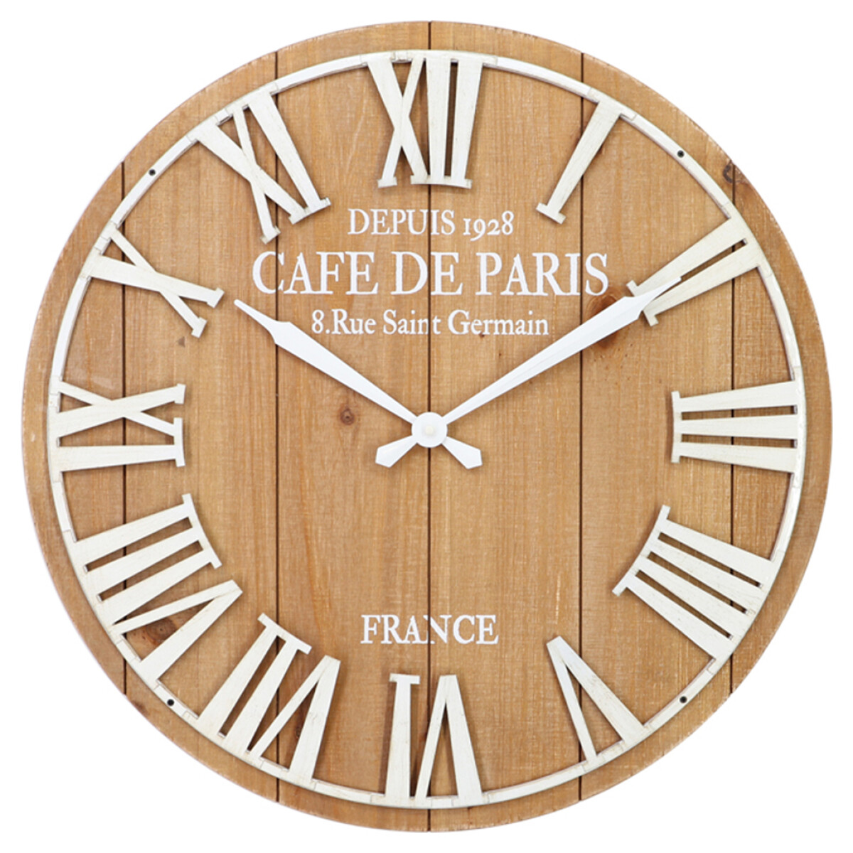 RELOJ DE PARED MDF D58X5.5CM CAFE DE PARIS 