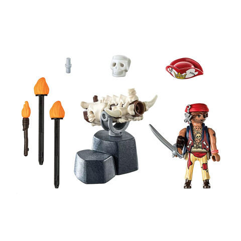 Cañón Pirata Playmobil 20 Piezas con Figuras U