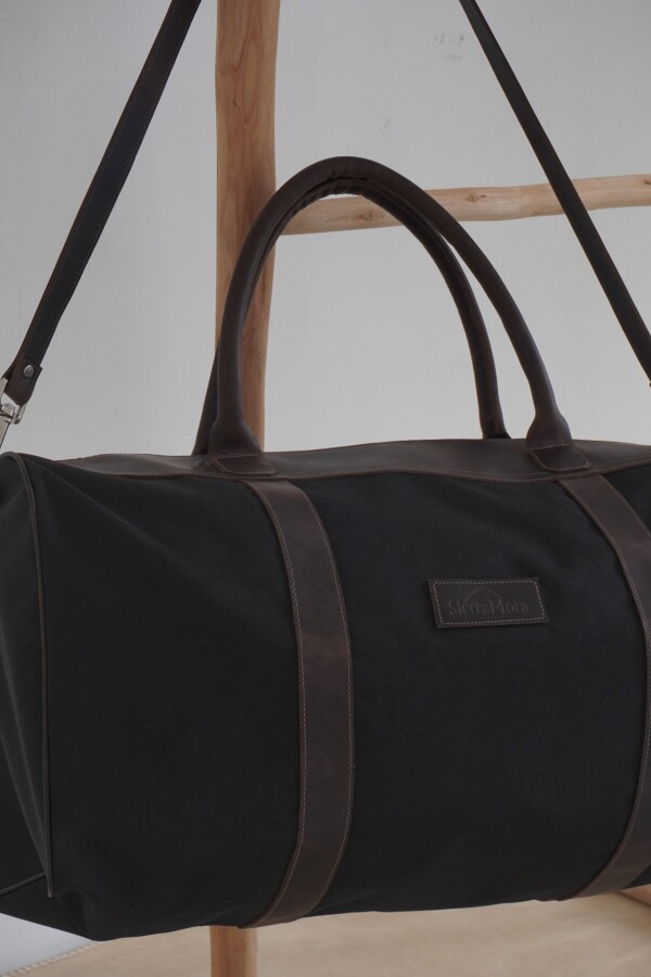 Bolso Sport XL Chocolate / Negro