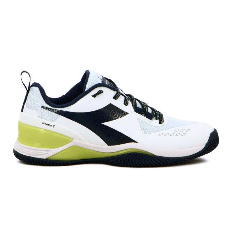 Diadora Calzado Deportivo Tennis Blushield Torneo 2 Clay - Man Blanco-azul