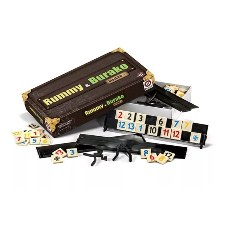 Juego De Mesa Rummy & Burako Viajero Juego De Mesa Rummy & Burako Viajero