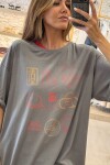 Remera Inezita Music Gris