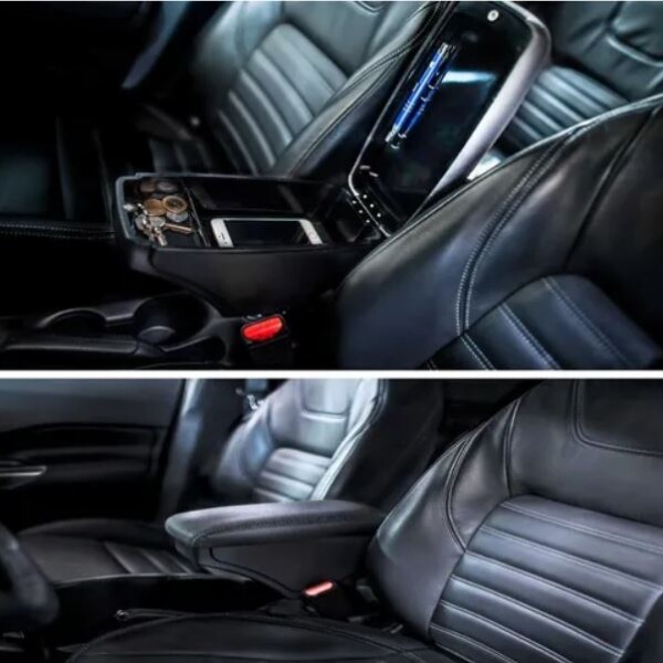 Apoya Brazo Peugeot 208 2021+ Cuero Sintetico Negro Apoya Brazo Peugeot 208 2021+ Cuero Sintetico Negro