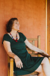 Vestido Corto Magnolia Verde Ingles