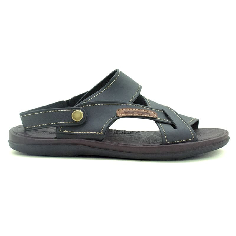 Sandalias Danper Tiras entrelasadas de Hombre D6506 Negro