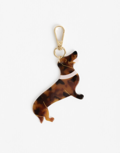 Llavero Acrilico Llavero Acrilico Perro Salchicha - Marron Carey