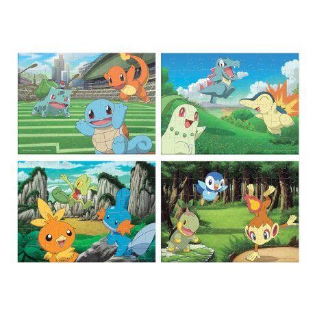 Puzzle Pokemon 4 En 1 Jca-4161 De 60 Piezas Universo Binario 001
