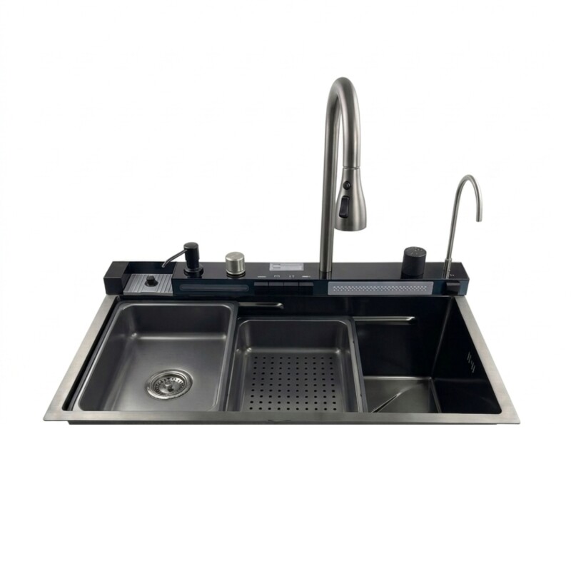 Pileta Acero Inox Multifuncion con lava vaso Pileta Acero Inox Multifuncion con lava vaso