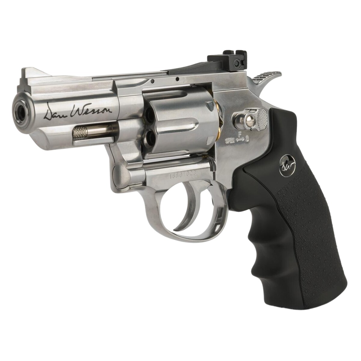 Revolver Dan Wesson 2,5" - Pellet 4.5mm - Plateado 