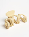 Broche Acrilico Broche Acrílico Wavy Beige - Marron Beige