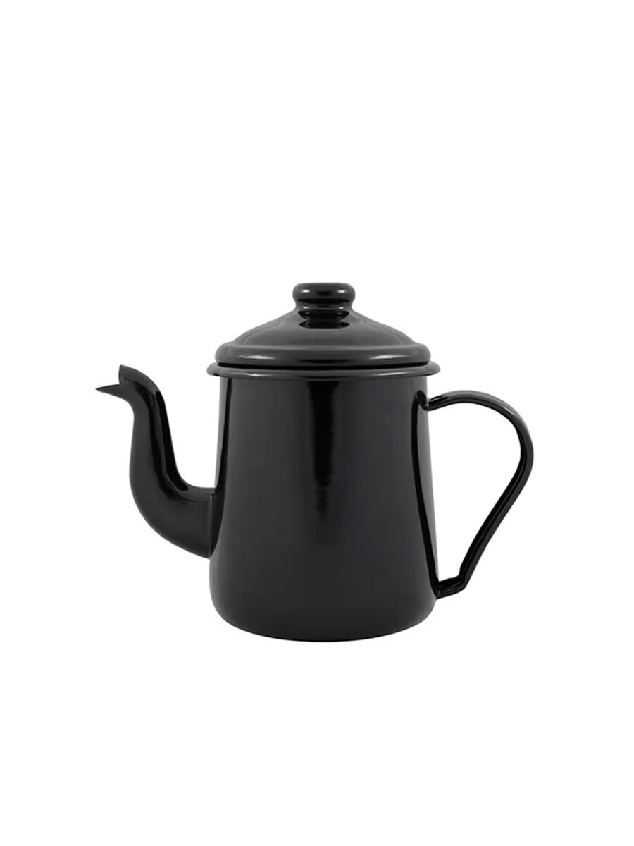 Tetera / Cafetera Enlozada Mediana - Negro 