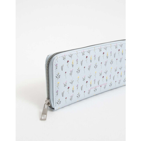 Billetera Fichero Estampado Flores