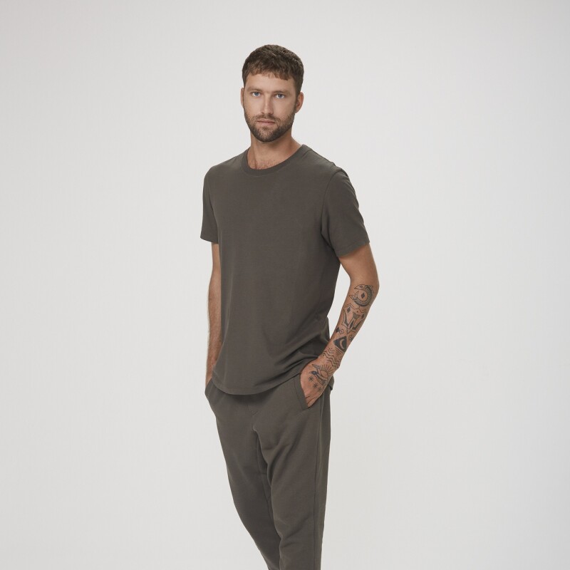 CAMISETA MM MASC CINZA ESCURO
