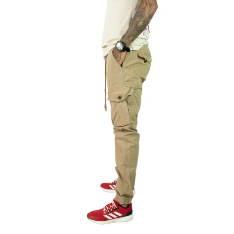 PANTALON CARGO 30-38 KHAKI