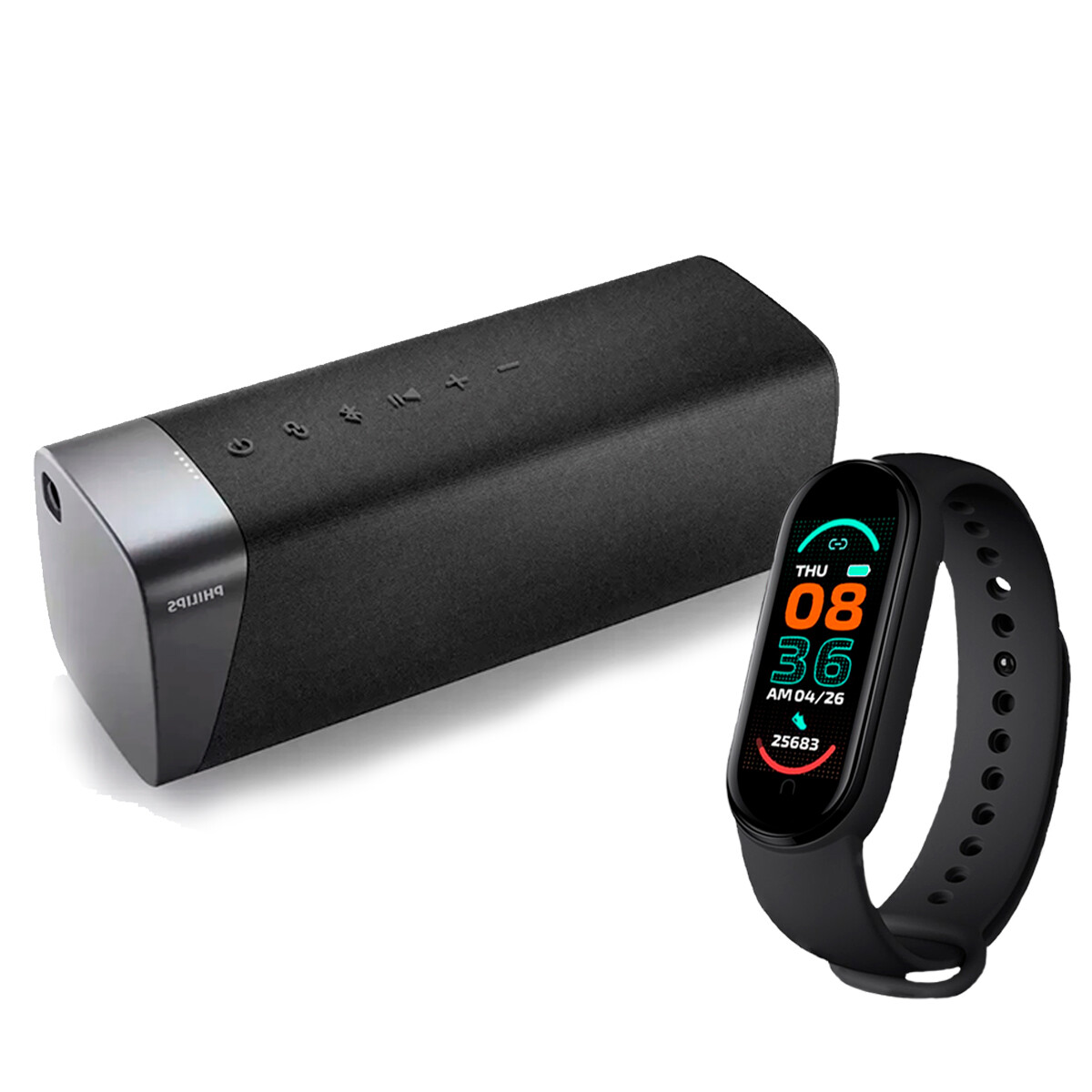 Parlante Bluetooth Philips Tas7505/00 + Smartwatch 