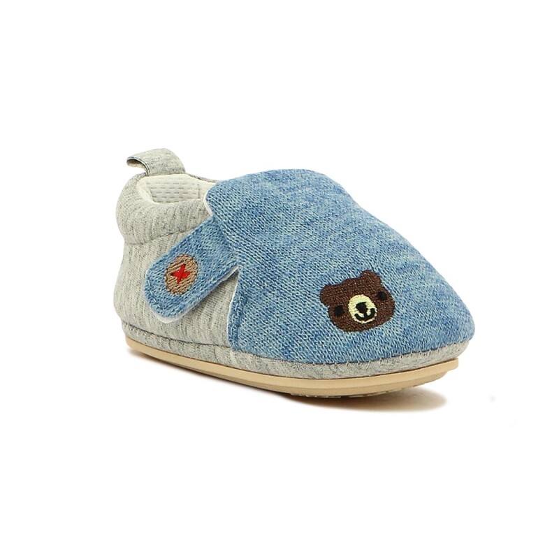Macri Pantufla Niño/a Y Medias Azul