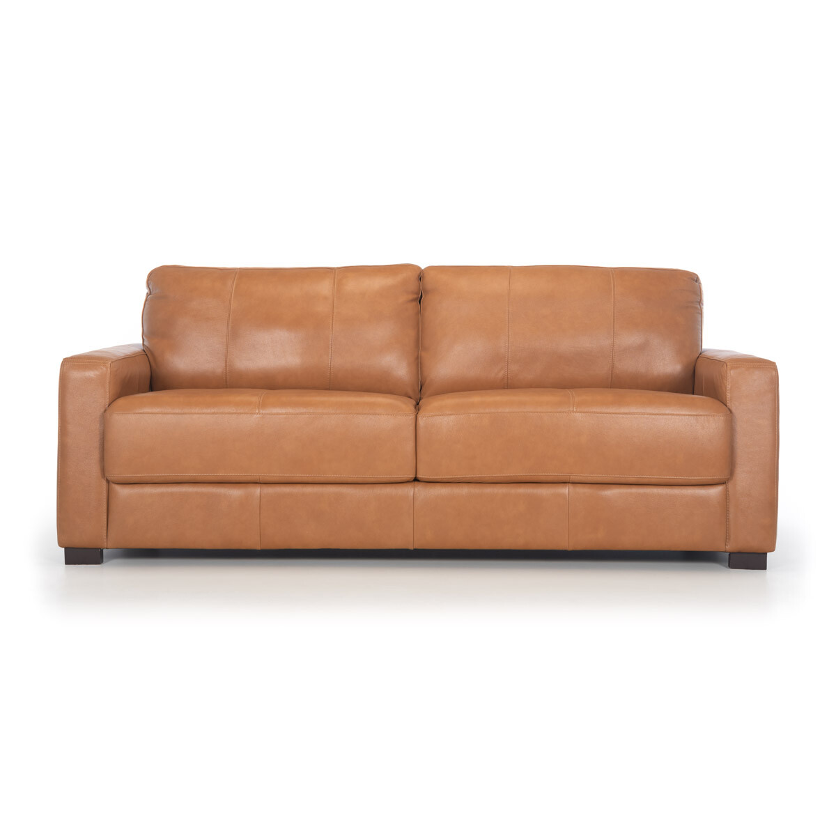 Sofá Bolton Cuero Básico 3 Cuerpos Camel (Preventa) — NYR Uruguay