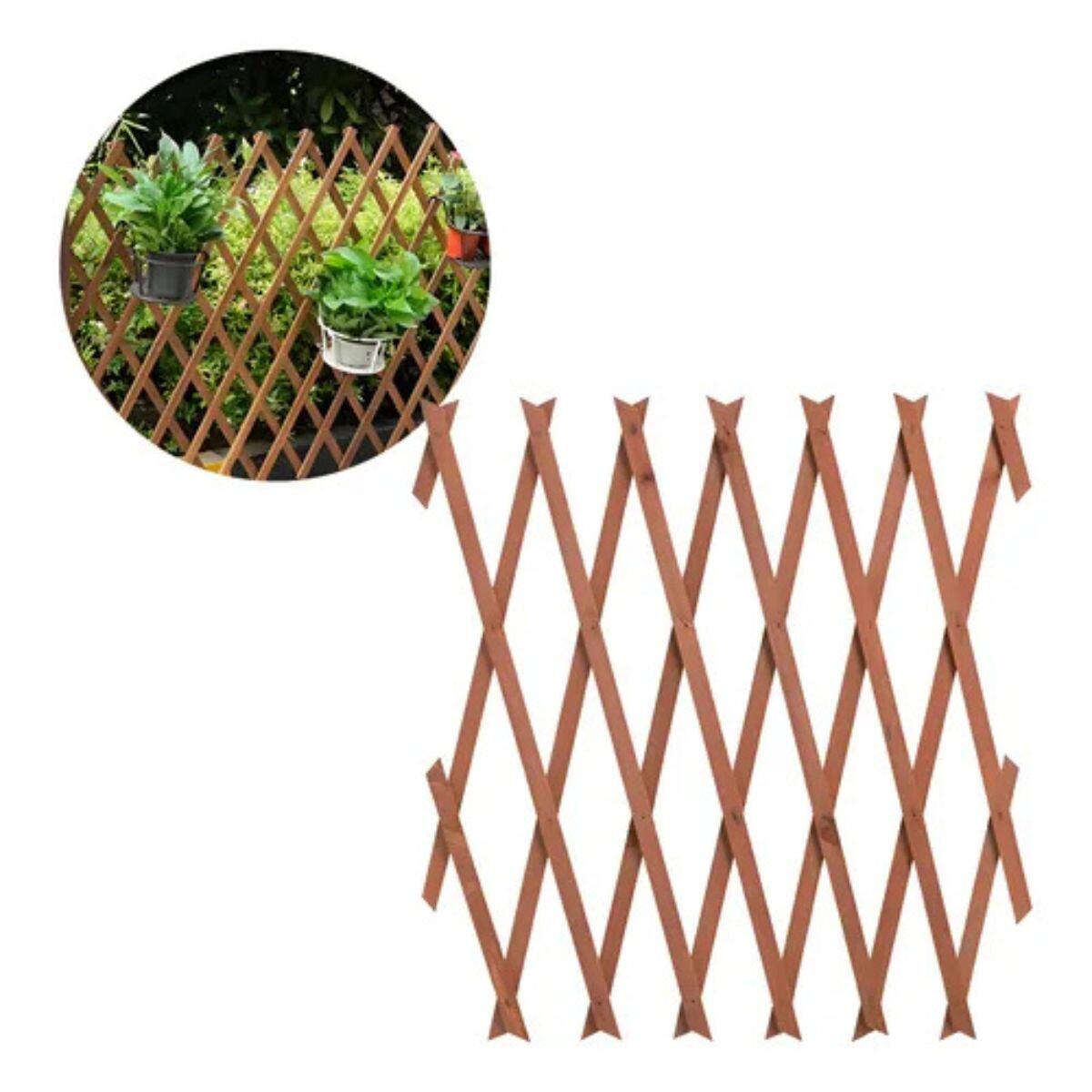 Cerco de Madera Extensible 