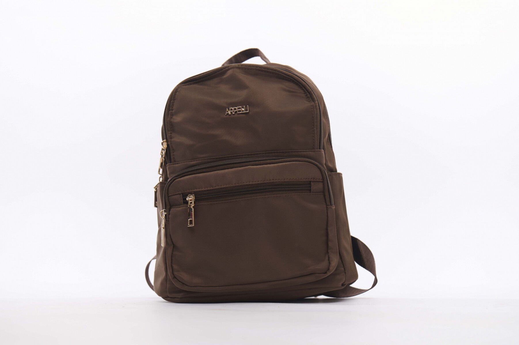 Mochila microfibra - Marron 