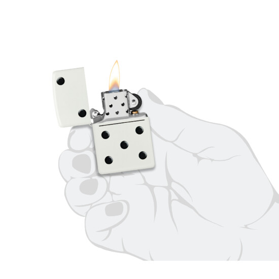 Encendedor ZIPPO 46159 C/Diseño Blanco 0
