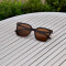 LENTES DE SOL UV RETRO MARRONES