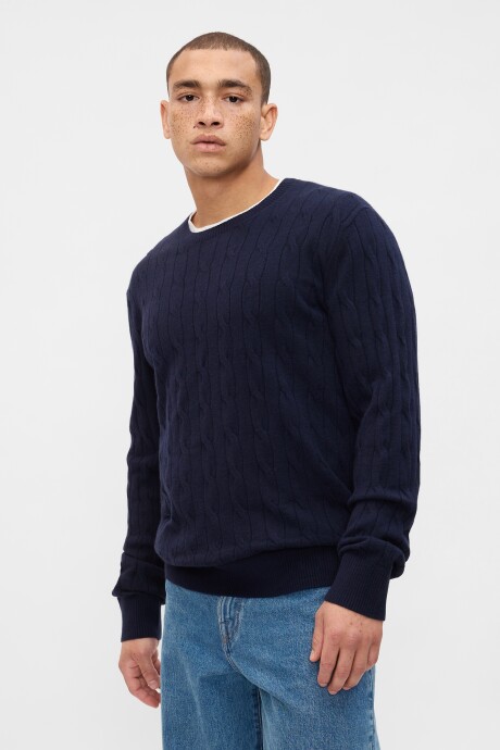 Buzo Cashsoft Ochos Hombre Navy Uniform