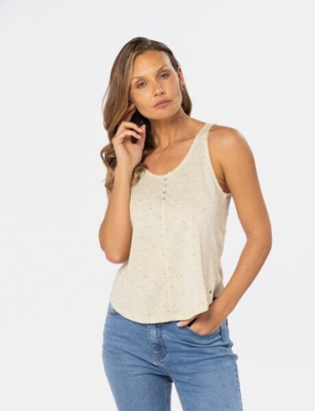 MUSCULOSA CON BOTONES Amarillo