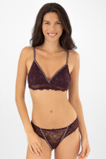 Bralet enchant Bordeaux oscuro