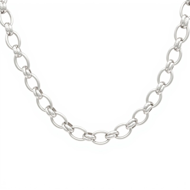 Cadena Rolo Oval-Plata 925-Sin Piedra-CD3227 sinpiedra