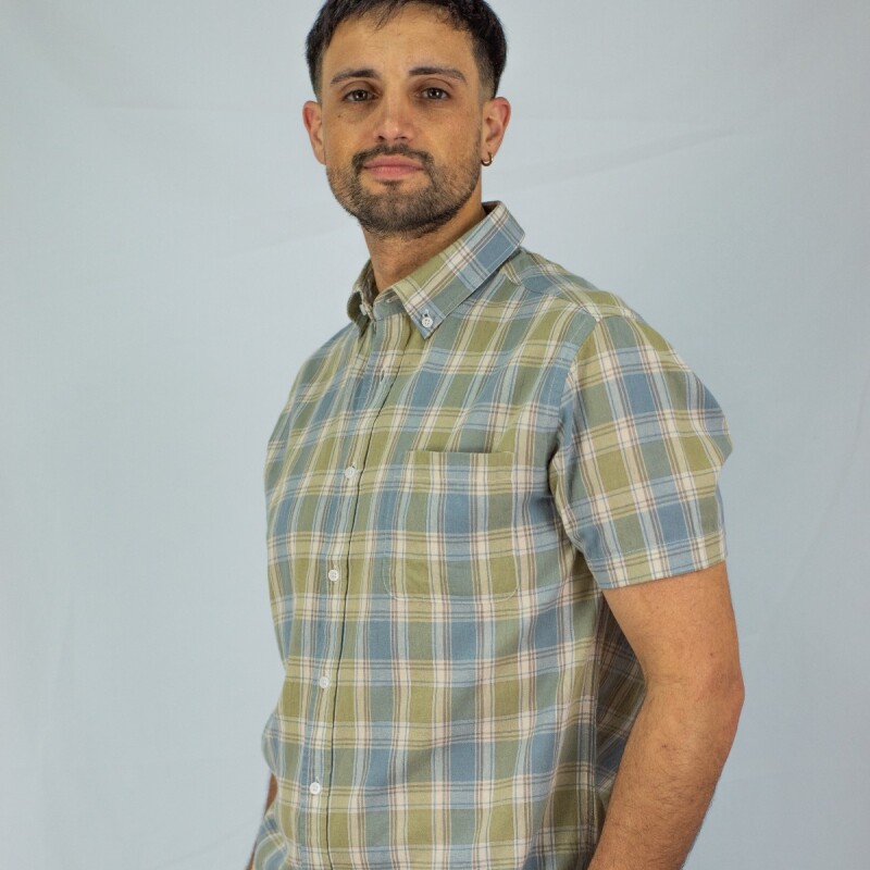 Camisa a cuadros Hilton Green
