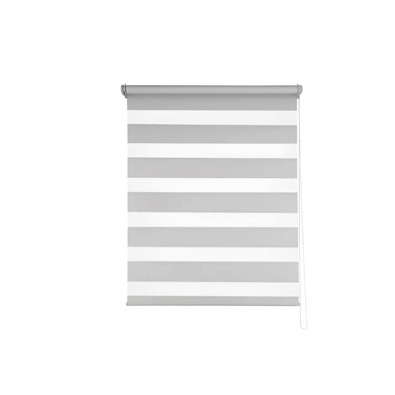 Cortina Roller Zebra Simple Lumax 1.6 X 1.6m Gran Calidad Gris