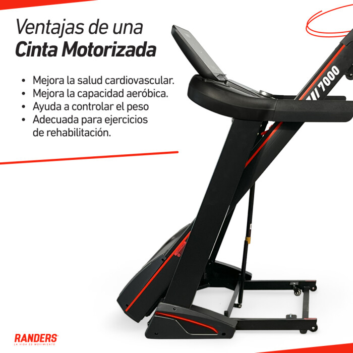 Caminadora Semi-Profesional Randers ARG-7000 3HP 20 km/h Caminadora Semi-Profesional Randers ARG-7000 3HP 20 km/h