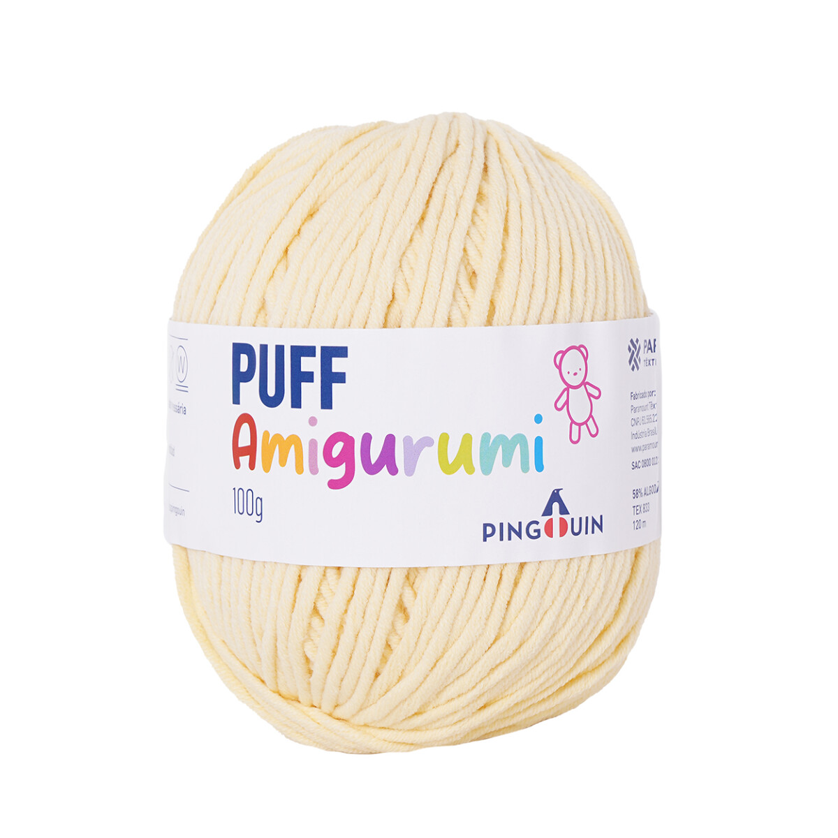 Puff Amigurumi - yellow 