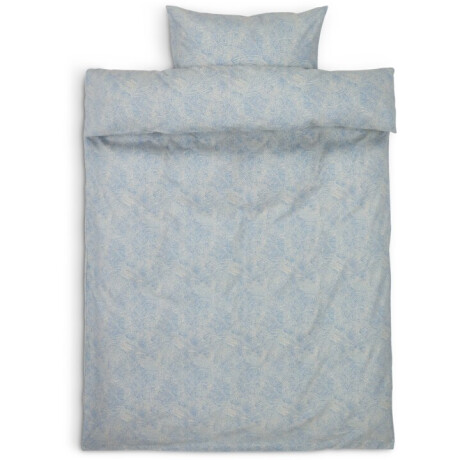 Juego funda nórdica franela KLARA 155x220 azul Azul