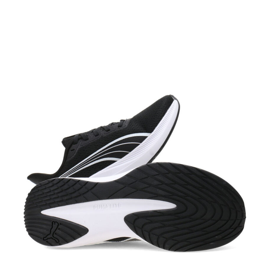 Championes de Mujer Puma Dasher Lite Negro - Blanco