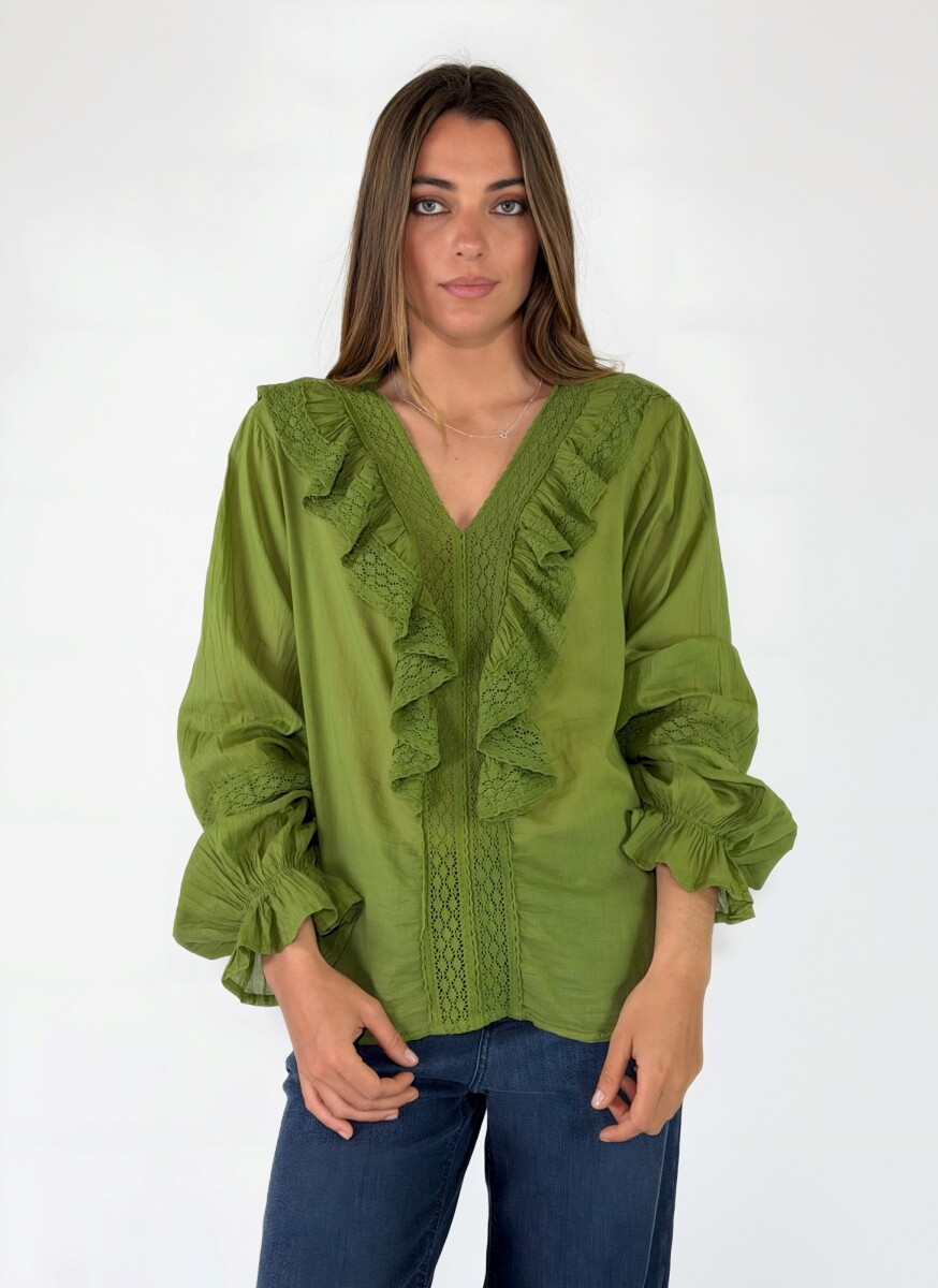 BLUSA BARU - VERDE 