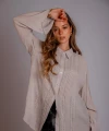 Camisa Zaira beige