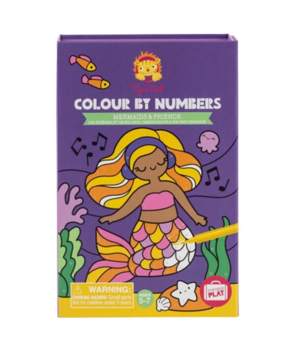 Colorear por números: sirenas y amigas S/C
