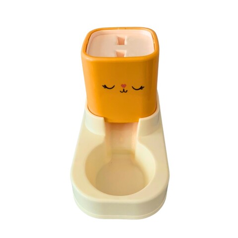 Dispensador Comedero/Bebedero 1800 ml Amarillo Dispensador Comedero/Bebedero 1800 ml Amarillo